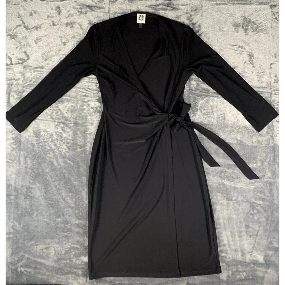 Anne Klein Women's Size 2 Black Pencil Dress - Picture 1 of 5